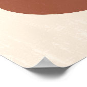 Boho Muted Neutral Abstract Zen Stones Art Poster (Hoek)