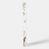 Boho Muted Pink Waterverf Wildflowers Case-Mate iPhone Case (Achterkant / Links)