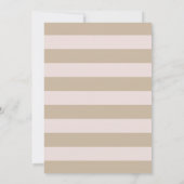 Boho Muted Rainbow Bridal Shower Invitation Kaart (Achterkant)