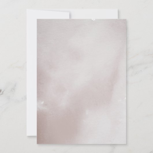 Boho Muted Rainbow Waterverf Baptisme Kaart (Achterkant)