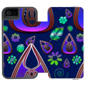 Boho My Treasure 0 Pattern Incipio iPhone Portemonnee Hoesje (Agenda Open)