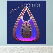 Boho My Treasure Canvas Afdruk (Insitu (Houten vloer))