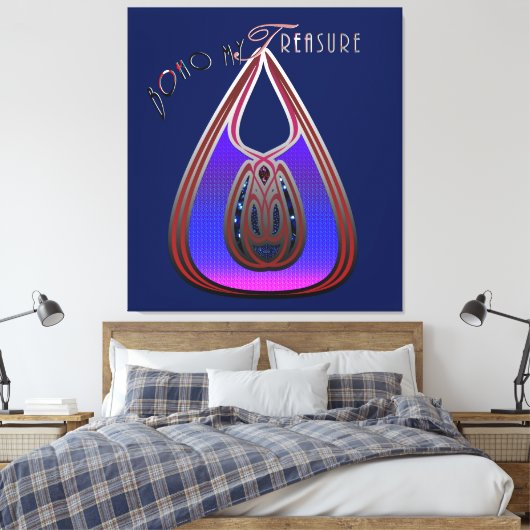 Boho My Treasure Canvas Afdruk (Insitu (Slaapkamer))