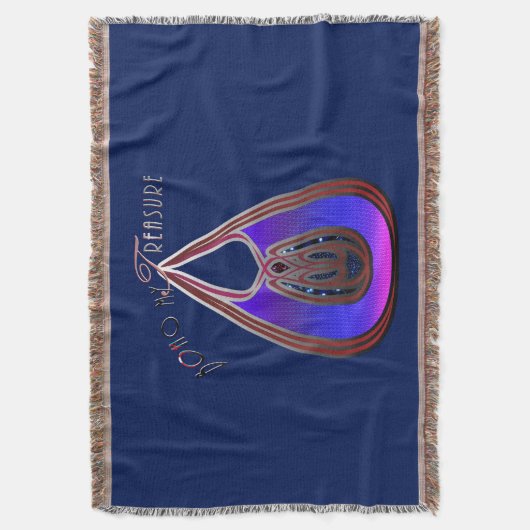 Boho My Treasure Deken (Voorkant Verticaal)