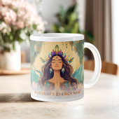 Boho Mystic Energy Spiritual Woman Custom Grote Koffiekop