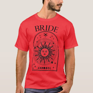 Boho Mystic Tarot Celestial Bachelorette Bri T-shirt