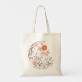 Boho Mystical Moon Tote Bag (Achterkant)