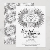 Boho Mystiek Zon & Maan Hemelvaart Vrijgezellenfee Kaart (Voorkant / Achterkant)