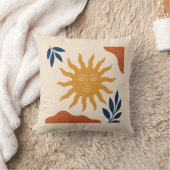 Boho mystieke hemelse zon gezicht kussen (Deken)