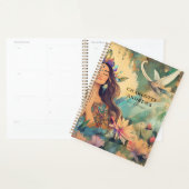Boho Mystieke Spirituele Vrouw Illustratie Planner (Display)