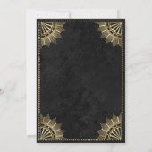 Boho Mystieke Zon 40ste Verjaardag Uitnodiging (Achterkant)