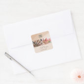 Boho Nail Tech Logo Sticker | Laat een review acht (Envelop)