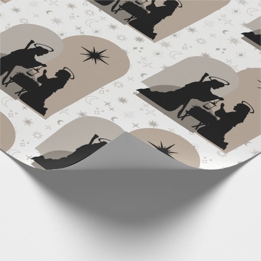 Boho Natitivity Collectie Cadeaupapier (Hoek)