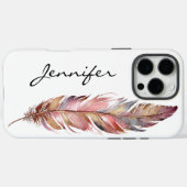 Boho Native American Feather iPhone Case-Mate iPhone Case (Achterkant (horizontaal))
