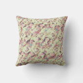 Boho Naturals | Diagonale stroken met aardetonen Kussen (Achterkant)