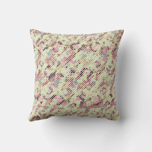 Boho Naturals | Diagonale stroken met aardetonen Kussen (Achterkant)