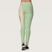 Boho natuur bonsai, asian boho zen style leggings (Achterkant)