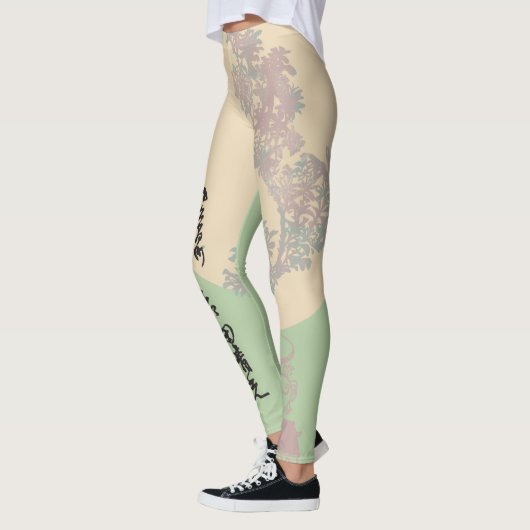 Boho natuur bonsai, asian boho zen style leggings (Links)