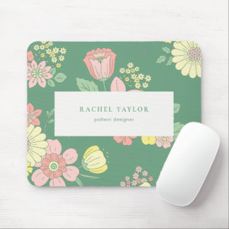 Boho Natuur Floral Muismat