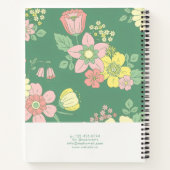 Boho Natuur Floral Notitieboek (Achterkant)