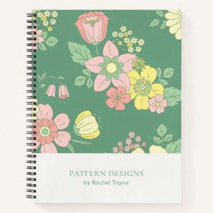 Boho Natuur Floral Notitieboek
