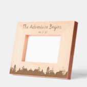 Boho Natuur Rustiek Jubileum Lijst Gegraveerde Lijstjes (Links)