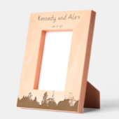 Boho Natuur Rustiek Jubileum Lijst (portret) Gegraveerde Lijstjes (Links)