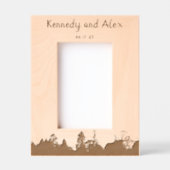 Boho Natuur Rustiek Jubileum Lijst (portret) Gegraveerde Lijstjes (Voorkant)