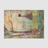 BOHO NATUURMEISJE DECOUPAGE TISSUEPAPIER (Voorkant)