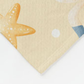 Boho Nautical Boat Vuurtoren Patroon Fleece Deken (Hoek)