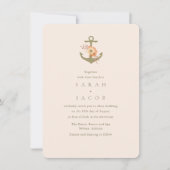 Boho Nautical Trouw Uitnodiging (Voorkant)