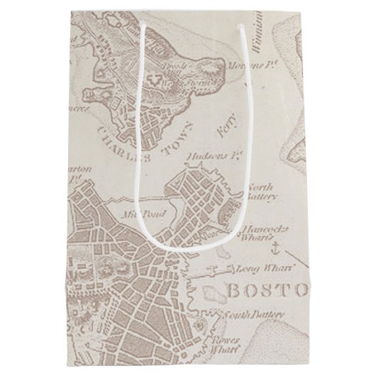 Boho nautische bestemming bruiloft welkom medium cadeauzakje (Achterkant)