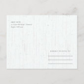 BOHO NAVY BLUSH ANTLER FLORA COUNTRY SPAREN DE DAT AANKONDIGINGSKAART (Achterkant)