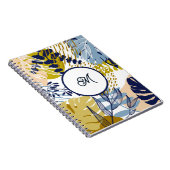 Boho Navy Groen Tannig Notitieboek (Rechterzijde)