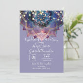Boho Nebula Bloom | Mandala Ontwerp Kaart (Staand voorkant)