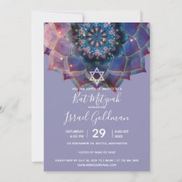 Boho Nebula Bloom | Mandala Ontwerp Kaart