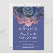 Boho Nebula Bloom | Mandala Ontwerp Kaart (Voorkant)