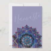 Boho Nebula Bloom | Mandala Ontwerp Kaart (Achterkant)