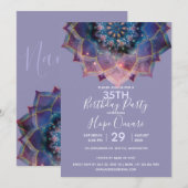 Boho Nebula Bloom | Mandala Ontwerp Kaart (Voorkant / Achterkant)