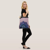 Boho Nebula Bloom | Mandala-ontwerp Tote Bag (Op model)