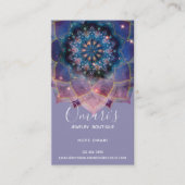 Boho Nebula Bloom | Mandala Ontwerp Visitekaartje (Voorkant)