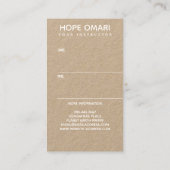 Boho Nebula Mandala, Mystical Afsprakenkaartje (Achterkant)