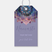 Boho Nebula Mandala, Mystical Cadeaulabel (Voorkant)