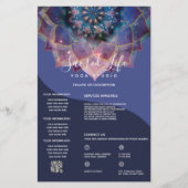 Boho Nebula Mandala, Mystical Flyer (Voorkant)