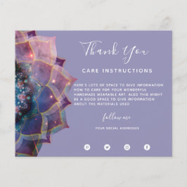 Boho Nebula Mandala, Mystical Flyer