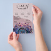 Boho Nebula Mandala, Mystical Flyer (Hand)