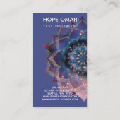 Boho Nebula Mandala, Mystical Klantenkaartje (Achterkant)