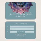 Boho Nebula Mandala, Mystical Visitekaartje (Voorkant /achterkant)