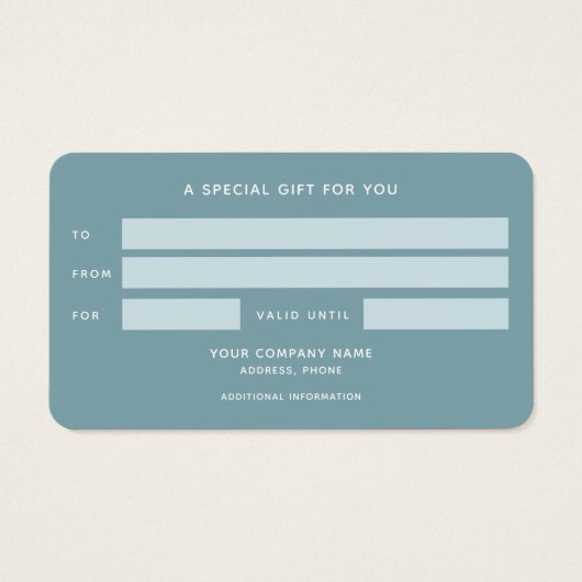 Boho Nebula Mandala, Mystical Visitekaartje (Achterkant)