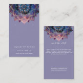 Boho Nebula Mandala, Mystical Visitekaartje (Voorkant / Achterkant)